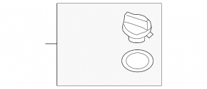 Oil filler cap Audi A3 8V 15-20 VIKA