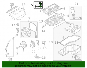 Oil filler cap Audi A3 8V 15-20 VIKA