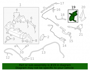Rear Nitrogen Oxide Sensor NOX BMW X5 F15 14-18 3.0D
