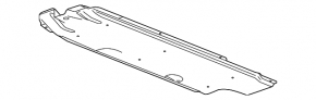 Right underbody protection Chevrolet Cruze 11-15
