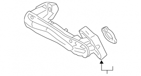 EGR valve pipe Toyota Camry v70 18-20 2.5