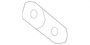 Right tailgate shock absorber bracket for Chevrolet Volt 16-19