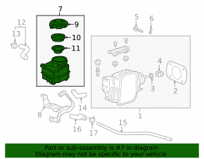 Honda Insight 19-22 Brake Fluid Reservoir with Cap