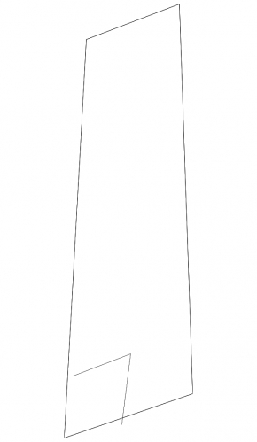 Speaker mesh in the center pillar trim, lower left, Audi Q7 16-25, black
