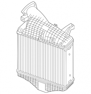 Additional right radiator for Audi RS Q8 19-25 4.0