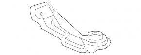 Front subframe burdock front right Lexus RX300 RX330 RX350 RX400h 06-09