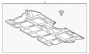 Engine protection Lexus GS300 GS350 GS430 06-11 awd