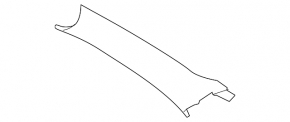 Front pillar trim upper left VW Beetle 12-19 black