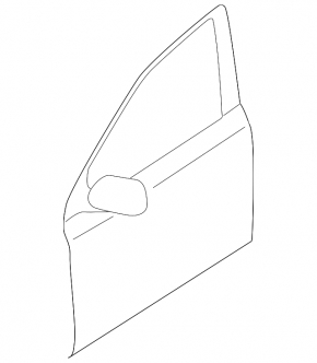 Door bare front left Subaru Outback 10-14