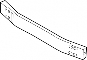 Infiniti Q50 14-20 Front Bumper Reinforcement