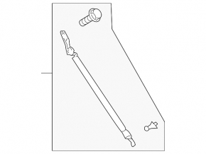 Right tailgate shock absorber for Subaru B9 Tribeca