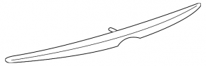 Toyota Solara 2004-2008 trunk lid spoiler