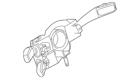 Steering column switches guitar assembly VW Touareg 11-17