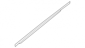 Molding door-glass central rear right Infiniti JX35 QX60 13-