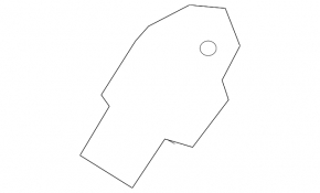 Left center pillar airbag sensor for Lexus CT200h 15-17