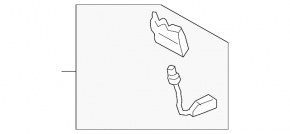 Hood lock right Audi A4 B9 17-