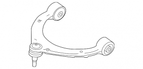 Upper control arm, front right, Porsche Panamera 10-14