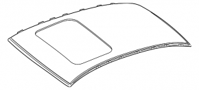 Metal roof Mercedes C-class W205 15-21 for sunroof and antenna