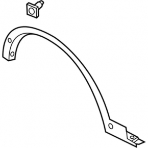 Front Right Wing Arch Cover Lincoln MKC 15-19