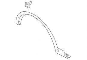 Front Right Wing Arch Cover Lincoln MKC 15-19