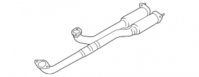 Lincoln MKX 16-18 3.7 Downpipe