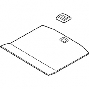 Lincoln MKX 16-17 Trunk Floor Brown
