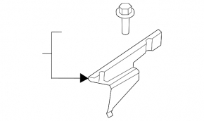 Left wing-hood seal Ford Edge 16-24 edge is broken