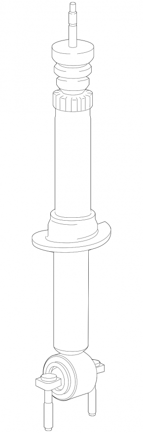 Front left shock absorber Ford F-150 15-17 AWD