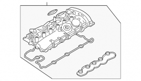 Valve cover BMW 7 G11 G12 16-19 B58