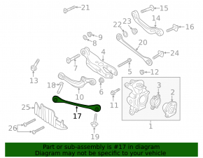 Lower rear right front transverse control arm Audi E-Tron 19-23