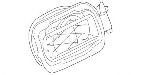 Fuel filler flap housing BMW X7 G07 19-