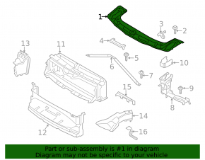 TV bar upper BMW 3 F30 12-18 SIGNEDA