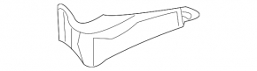 Rear bumper guard right Lexus RX400H 06-08