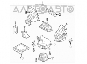 Subaru Crosstrek 13-17 Heater Fan Motor