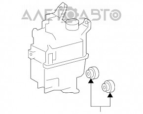 Lexus Lexus RX350 RX450h 10-15 Windscreen Washer Reservoir with Sensor