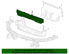 Honda Prologue 24-26 Radiator Deflector Louvers