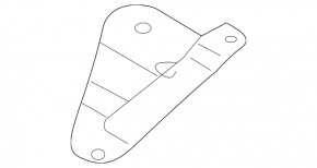 Front subframe burdock rear left Audi A4 B8 08-16