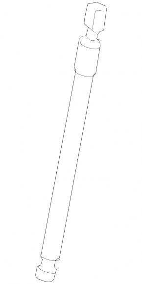 Bonnet shock absorber left Porsche Cayenne 958 11-14