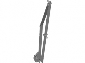 Ford Transit Connect MK2 13-18 Passenger Seat Belt Black