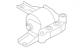 Right engine mount for Mitsubishi Lancer 10-17 2.0