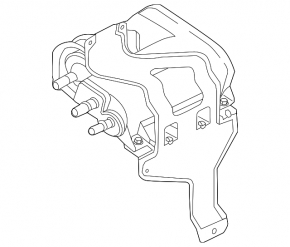 Carbon Canister Absorber Jaguar F-Pace X761 17- Rusty Bracket