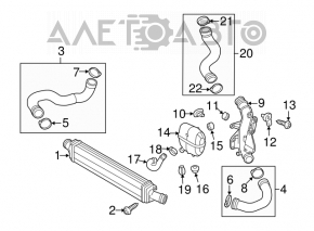 Boost Pressure Sensor Audi A6 C7 12-18 2.0