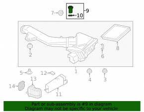 Air flow meter BMW 3 GT F34 14-16 335i