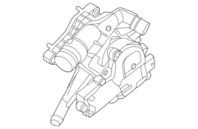 Thermostat housing for Hyundai Santa Fe 24-25 1.6