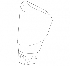 Gear knob Lexus NX300 NX300h 18-21 leather black