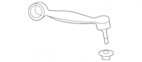 Upper control arm, front left, Lexus LS460 07-17 rwd