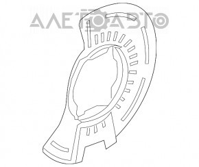 Brake Disc Cover Front Left Kia Sorento 16-20