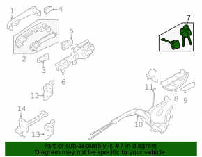 Subaru Forester 25-26 4-button key