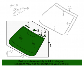 Subaru Impreza WRX GH 08-14 Heated Windshield