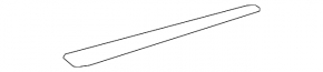 Door trim molding card rear left Lexus ES300h ES350 13-15 mahogany